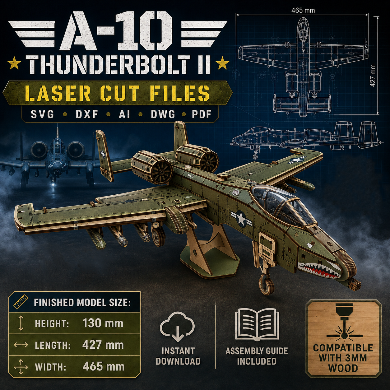 cropped-ChatGPT-Image-2026年6月1日-下午12_09_16-nfz83g.png A-10 Thunderbolt II Warthog Laser Cut Files SVG | Military Aircraft Wooden Model | 3mm Wood DIY Airplane Blueprint | Ai DxF SvG PDf - Image 1
