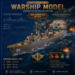 Warship Model Laser Cut Files SVg DxF DwG Ai | Wooden Battleship Blueprint | CNC Laser Cut Ship Model | DIY Naval Decor