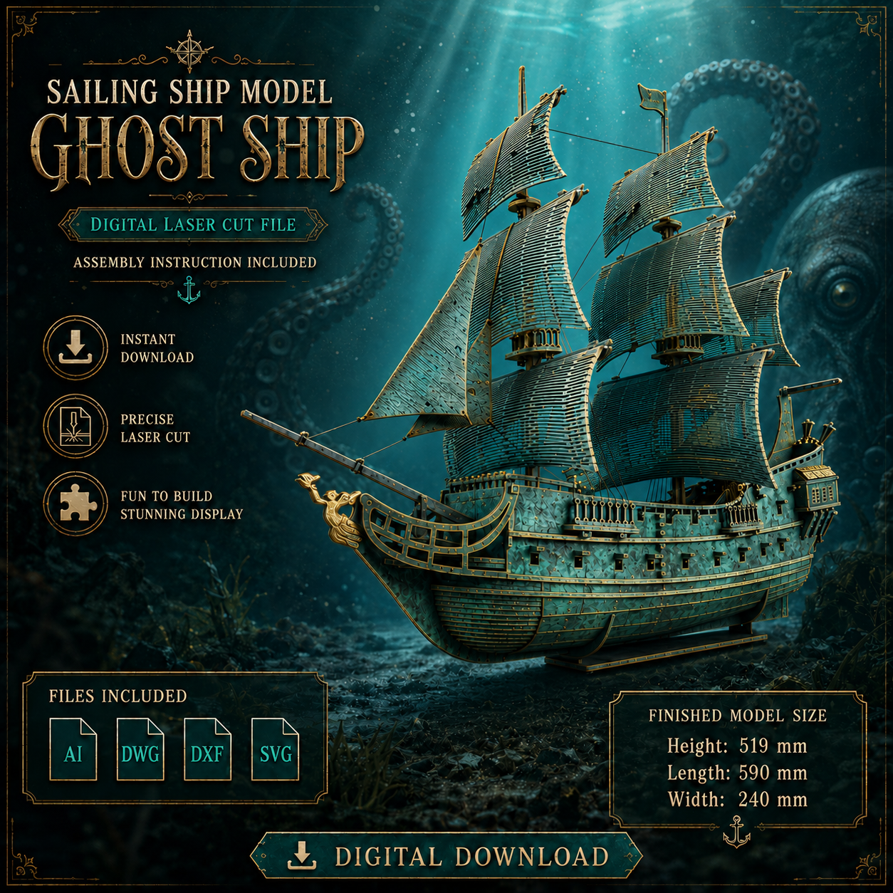 cropped-ChatGPT-Image-2026年6月3日-上午11_07_32.png Sailing Ship Model SVG Bundle | Pirate Ship Laser Cut Files | Wooden Ship DIY Kit Plans | DxF SvG Ai DwG Files | Nautical Home Decor Gift - Image 1
