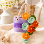 Nasturtium Flower Basket Crochet Pattern PDF, Hanging Flower Basket Amigurumi, Floral Home Decor, Plant Lover Gift - Image 5