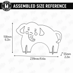 Animal Croquet Gates Laser Cut Bundle, Kids Garden Game SVG, Wooden Lawn Toy CNC Template, DXF PDF EPS Files - Image 5