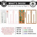 Fast Sling Puck Game Laser Cut Bundle, Wooden Table Hockey SVG, Family Board Game CNC Template, DXF PDF EPS Files - Image 3