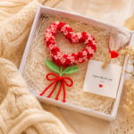 Crochet Heart Wreath Pattern PDF, Baby's Breath Flower Wreath, Valentine Crochet Decor, Handmade Romantic Gift Pattern - Image 3