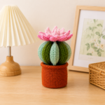 Blossom Cactus Crochet Pattern PDF, Crochet Cactus Pot Pattern, Succulent Amigurumi Pattern, Beginner Friendly Plant Crochet PDF - Image 2