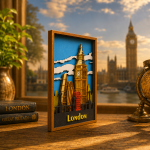 London SVG, 9 Layers, Plywood Cut File - Image 3