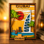 Dubai SVG 3D, 6 Layers Art, Plywood Cut File - Image 2