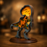 T-Rex Multilayer SVG Dinosaur Art, 3D Plywood Mandala Cut File - Image 3