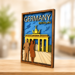 Berlin Germany SVG 3D, 6 Layers Cut File - Image 3
