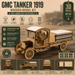 GMC Tanker 1919 SVG | 3D Wooden Model Laser Cut Files | CNC DXF AI EPS PDF CDR | DIY Digital Download