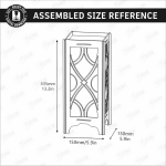 Stained Glass Floor Lamp Laser Cut Bundle, Decorative Lamp SVG, Wooden Floor Light CNC Template, DXF PDF EPS Files - Image 19