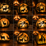 9xForest-Deer-Dome-Lantern