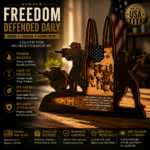 10x Pack Bundle Patriotic 3D Multilayer Wooden Laser Cut File, Usa NAVY Veteran American Soldier Military 4th Of July Svg Dxf Xtool Download - Image 4