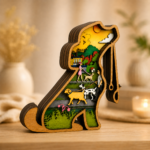 Puppy SVG Multilayer, 9 Layers Dog SVG, Glowforge Cut File - Image 4