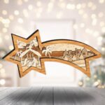 10+ Nativity Designs Bundle SVG | 3D Multilayer Wooden Laser Cut Files | Christmas Nativity Scene Glowforge Xtool Download - Image 12