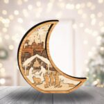 10+ Nativity Designs Bundle SVG | 3D Multilayer Wooden Laser Cut Files | Christmas Nativity Scene Glowforge Xtool Download - Image 10