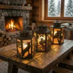 Mystic Animal Wood Lantern Collection | 3D Candle Holder Laser Templates | SVG DXF AI PDF PNG Glowforge Download - Image 2