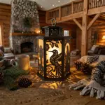Mystic Animal Wood Lantern Collection | 3D Candle Holder Laser Templates | SVG DXF AI PDF PNG Glowforge Download - Image 3