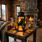 Mystic Animal Wood Lantern Collection | 3D Candle Holder Laser Templates | SVG DXF AI PDF PNG Glowforge Download - Image 5