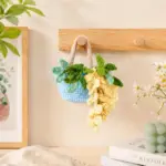 Crochet Wisteria Basket Pattern, Hanging Flower Basket PDF, DIY Crochet Plant Decor Digital Download - Image 3