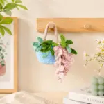 Crochet Wisteria Basket Pattern, Hanging Flower Basket PDF, DIY Crochet Plant Decor Digital Download - Image 5