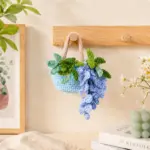 Crochet Wisteria Basket Pattern, Hanging Flower Basket PDF, DIY Crochet Plant Decor Digital Download - Image 4