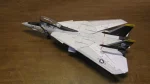 PaperCraft kit F-14 Tomcat airplane 3d paper model crafting kit PDF plans to print cut & glue DIY paper craft template hobby puzzle decor - Image 2
