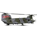 PaperCraft kit Chinook helicopter 3d paper model crafting kit PDF plans to print cut & glue DIY paper craft template hobby puzzle decor - Image 8