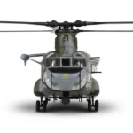 PaperCraft kit Chinook helicopter 3d paper model crafting kit PDF plans to print cut & glue DIY paper craft template hobby puzzle decor - Image 3