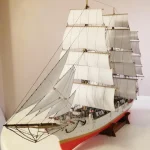 PaperCraft kit Dar Pomorza Sailing Ship 3d paper model crafting kit PDF plans to print cut & DIY paper craft template - Image 7