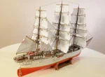 PaperCraft kit Dar Pomorza Sailing Ship 3d paper model crafting kit PDF plans to print cut & DIY paper craft template - Image 3
