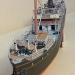 PaperCraft kit MV Liemba Graf von Goetzen ship 3d paper model crafting kit PDF plans to DIY paper craft template for hobby puzzle decor - Image 2