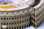 PaperCraft kit The Colosseum Rome detailed 3d paper model crafting kit PDF plans to print & DIY paper craft template for hobby puzzle decor - Image 4