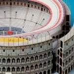 PaperCraft kit The Colosseum Rome detailed 3d paper model crafting kit PDF plans to print & DIY paper craft template for hobby puzzle decor - Image 10