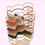 Cute Cartoon Mouse Head 3D Multilayer Laser Cut File | Magical Wooden Decor Ornament for Glowforge Xtool CNC | SVG DXF AI - Image 2