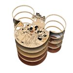Princess Mouse Head Cartoon 3D Multilayer Laser Cut File | Magical Wooden Decor Ornament for Glowforge Xtool CNC | SVG DXF AI - Image 2