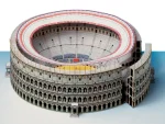 PaperCraft kit The Colosseum Rome detailed 3d paper model crafting kit PDF plans to print & DIY paper craft template for hobby puzzle decor - Image 2