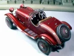 PaperCraft kit Alfa Romeo 1750 car 3d paper model crafting kit PDF plans to print cut & glue DIY paper craft template for hobby puzzle decor - Image 3