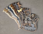 Cat Multilayer SVG 9 Layers, Glowforge Cut File - Image 6