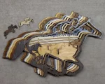 Racehorse SVG 3D Layered Horse Silhouette, Equestrian Sports Cut File - Image 5
