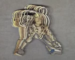 Hockey Player SVG 3D Layered Silhouette, Ice Rink Sports Cut File - Image 5