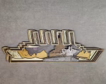 Cruise Ship SVG 3D Layered Sunset Landscape, Ocean Liner Cut File - Image 5