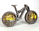 Bicycle SVG 3D Layered Silhouette, Glowforge Laser Cut 8 Layer Cycling - Image 3