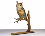 Owl SVG 3D Layered Mandala, Woodland Animal Cut File, Glowforge Laser Cut - Image 4
