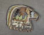 Eagle Head SVG 3D Layered Mandala, Animal Cut File, Glowforge Laser Cut - Image 5