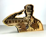 US Veteran SVG, 3D Layered Patriotic Memorial Day Laser File - Image 4
