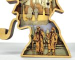 Sherlock Holmes SVG 3D Layered Silhouette, Detective Cut File, Laser Cut 9 Layer - Image 4