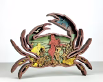 Crab SVG 3D Layered Mandala, Sea Life Cut File, Glowforge Laser Cut Multi Layer Plywood - Image 4