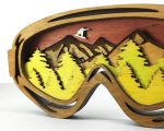 Ski Goggles SVG, Layered Mountain Art, 3D Skiing Silhouette - Image 4