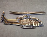 Helicopter SVG, 3D Layered Airplane, Aviation Laser File, Glowforge Cut File - Image 5