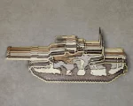 Military Tank SVG 3D Layered Silhouette, Army Heavy Machinery Cut File, Laser Cut 8 Layer - Image 5